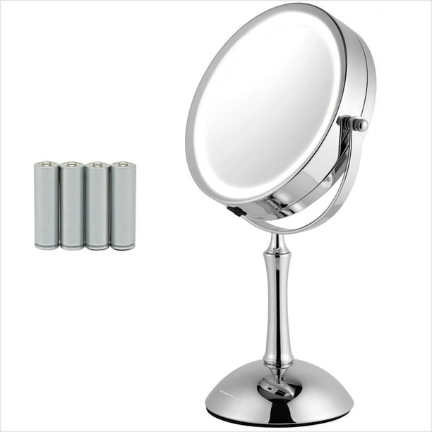 Adjustable 5 x Magnification Lighted Vanity Battery Bath LED Makeup Mirror Adjustable 5 x Magnification Lighted Vanity Battery Bath LED Makeup Mirror